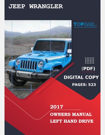 JEEP WRANGLER 2017 OWNERS MANUAL